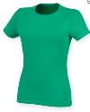 ST121 SK121 Women's stretch t-shirt Green colour image
